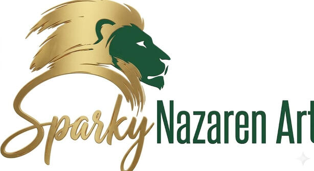 Sparky Nazaren Art Logo Sparky Nazaren Art Official Logo. Fine Art Prints and AI Generated Gallery. Jorge Vidaurre-Arguello Artist Brand.